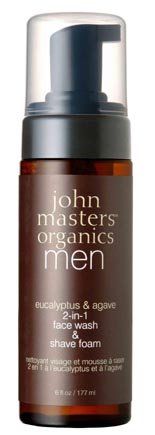Men's Eucalyptus & Agave 2-in-1 Face Wash & Shave Foam - 6 oz.