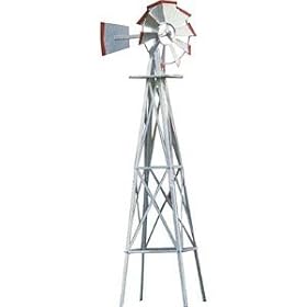 8 Foot Ornamental and Decorative Windmill