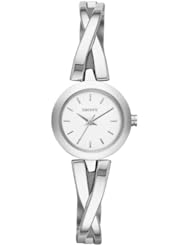 DKNY #NY2169 Womens Crosswalk Stainless Steel Crossover Bangle Bracelet Watch