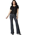 Alfani Petite Short-Sleeve Cardigan & Belted Trouser-Style Jeans