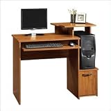 Sauder Office Beginnings Wood Computer Desk In Pecan