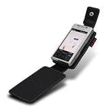 Tuff-Luv Leather Case Cover for Sony Ericsson Xperia X1 - Black
