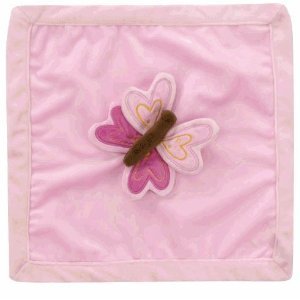 Amy Coe Baby Security Butterfly Blanket Lovey - Pink