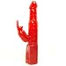 Deluxe Red Hare Raising Rabbit Vibrator