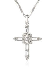 The Vatican Library Collection Crystal Cross Necklace