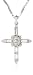 The Vatican Library Collection Crystal Cross Necklace