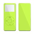 Solid State Lime - Apple iPod nano 1G (1st Generation) 1GB/ 2GB/ 4GB Protector Skin Decals - Faceplates