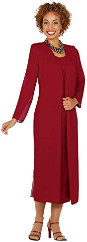 Mother of the Bride Women 2pc Dress/Jacket Set,Wedding,Party, Plus Size Church Suit
