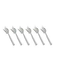 (6 Pack) 10-1 4 Elegant Buffet Stainless Steel 4 Tine Meat Fork *Mirror Polished Finish* by 