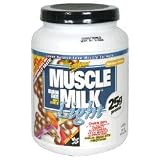 CytoSport Muscle Milk Light Lower Calorie Lean Muscle Drink Mix, Banana Creme 1.65 lbs (750 g)