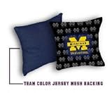 Michigan Wolverines Attitude Locker Room Pillow 17x17 NCAA