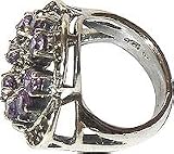 Sterling Silver Jewellery Mens Ring with Gemstone Handmade India Style