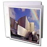 Sandy Mertens California - Walt Disney Concert Hall - Greeting Cards-12 Greeting Cards with envelopes