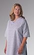[Itm] 51" length, 62" sweep [Acsry To]: Demure Cloth Patient Robe - 51" length 62" sweep