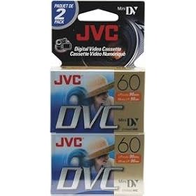 JVC Mdv60Du2 Mini Digital Video Cassette (2-Pk)