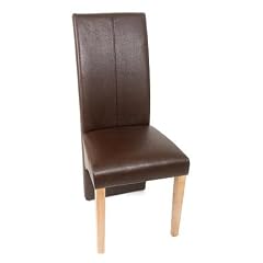 Esszimmerstuhl Polsterstuhl Massiv Buche Braun - 6132-BBr - F��e Buche - Bezug Braun