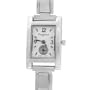 Rectangular Light Grey Italian Charms Watch