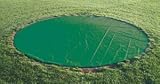White Line Equipment 18 oz Green Vinyl 12' Diameter Base/Youth Mound Tarp