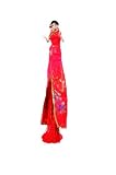 SHUELIN 15" Polyresin Asian Tassel Doll By Duck House ~Retired