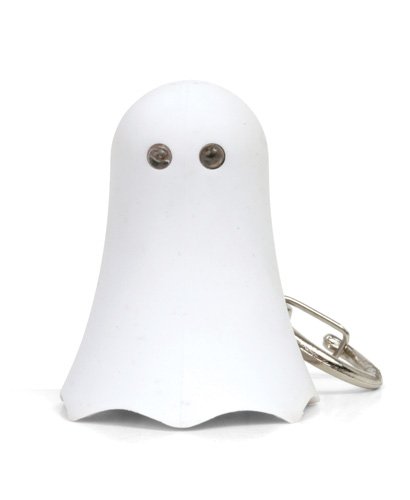Kikkerland KRL13TC Ghost LED Keychain with Sound