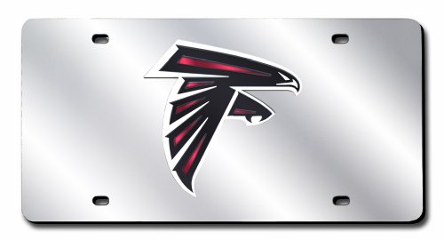 Atlanta Falcons License Plate Cover (Silver)