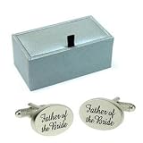 Novelty Wedding FATHER of the BRIDE Cufflinks Gift Boxed