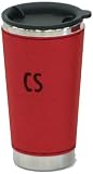 CS+ フタ付ダブルカップ240ml(レッドレザー)