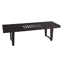 Boulevard Slat Bench - Espresso