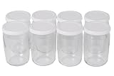 Seb - 6100010654 - 8 pots en verre - avec couvercle