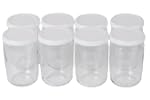 Seb 6100010654 8 pots en verre avec c...