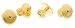 Gold plated set of 4 