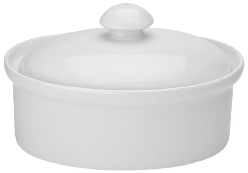 Pillivuyt 7 Ounce Oval Lid; White