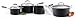 Circulon Elite Hard Anodised Cookware Saucepan Set, 3 Piece, Plus Gift with Purchase