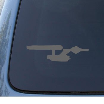  STAR TREK ENTERPRISE - Car, Truck, Notebook, Vinyl Decal Sticker #1135 | Vinyl Color: Silver