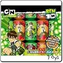 Cute Ben 10 celebration crackers - 5 baby crackers with snaps toy and hat
