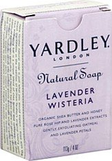 Yardley Natural Soap Wisteria, Lavender, 4 Ounce