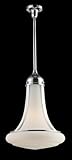 Landmark Lighting School House 1-Light Pendant in Polished Chrome
