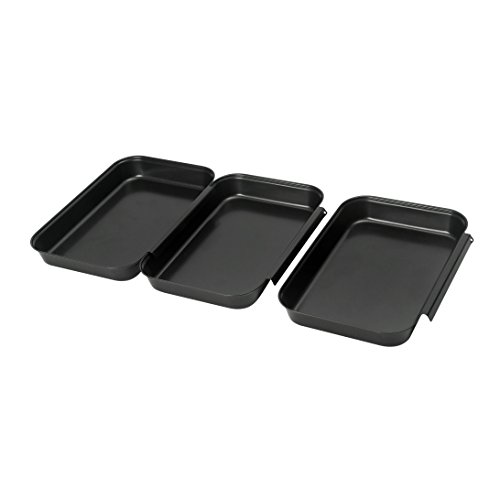 Breading Set 3 Trays Flour, Egg and Breadcrumbs Non Stick