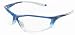 3M 90596-00000 XF707 X-Factor Safety Glasses Clear Lens, Translucent Frame, Blue
