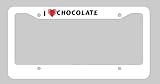 Custom License Plate with I Love Chocolate