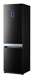Samsung RL55VTEBG Frost Free Fridge Freezer 2 metre high Black Glass Doors