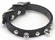 C LTH SPIKE COLLR 3/8"X14" BLK