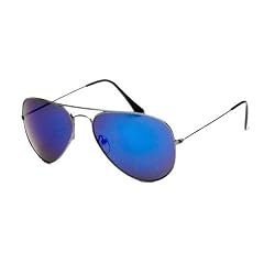 Pilotenbrille Pornobrille US-Cop Aviator Brille blauspiegelnd