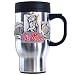Mississippi Rebels Stainless Steel & Pewter Travel Mug