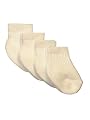 4-Pack of Quarter Crew Socks by Carters - White - 12-17 Lbs.