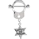 Deputy US Marshall HANDCUFF Nipple Shield