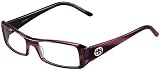 Gucci Women's 3092 Fuchsia Tortoise Frame Plastic Eyeglasses
