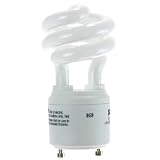 Sunlite SL11/E/GU24/27K 11 Watt Spiral Energy Star Certified CFL Light Bulb GU24 Base, Warm White