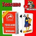 Toscane Modiano Regional Italian Playing Cards. Authentic Italian Deck. Includes Free Scopa and Briscola Instructions in English.