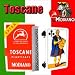 Toscane Modiano Regional Italian Playing Cards. Authentic Italian Deck. Includes Free Scopa and Briscola Instructions in English.